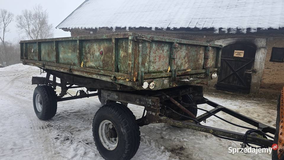 Przyczepa wywrotka d47 możliwość transportu wywrotki mazowieckie