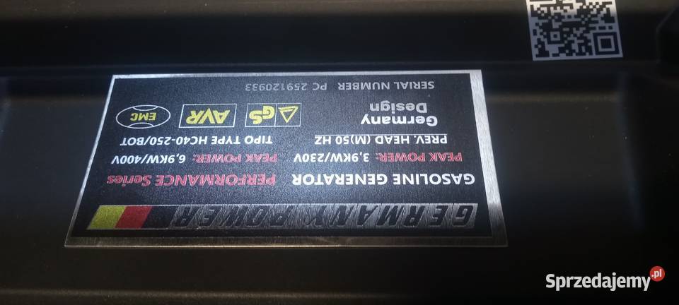 Agregat prądotwórczy Ralsborg BL762R Pilica