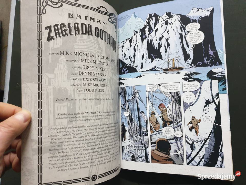 Batman Zagłada Gotham Mike Mignola 2004 wydanie Komiksy Gdynia