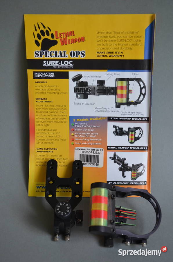 Celownik SureLoc Lethal Weapon OPS2 5 pin black