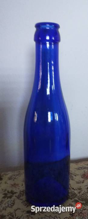 Butelka kobaltowa 02 l kolekcjonerska sprzedam