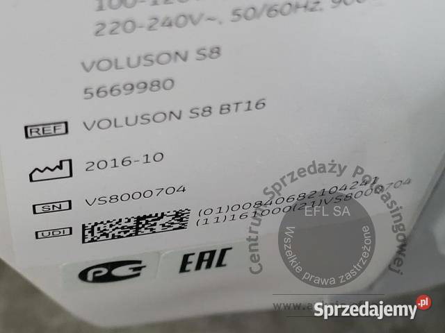 Ultrasonograf GE VOLUSON S8 BT16 Magnice