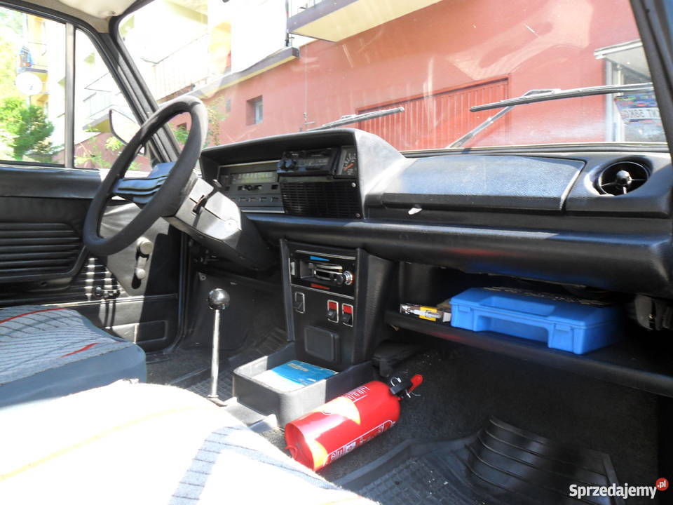 Dyży Fiat 125 p produkcji 1982 niebieski Rabka-Zdrój