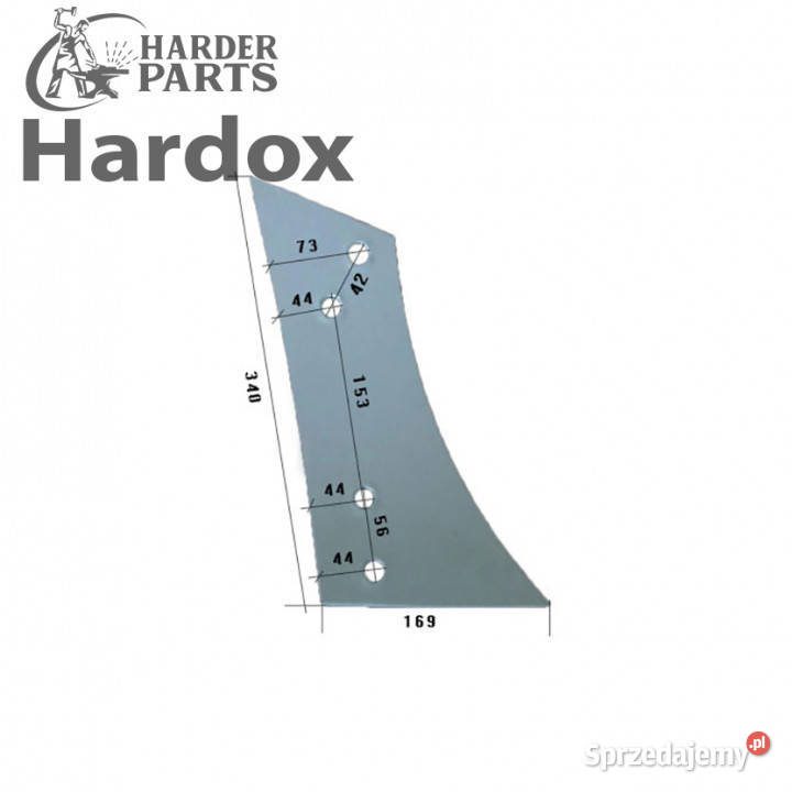 Pierś HARDOX 3450524P BU2KR części do pługa Suwałki sprzedam