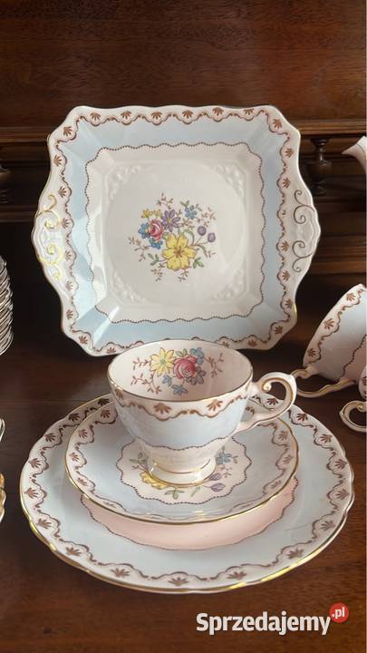 Filizanka z talerzykiem Tuscan Made in England Porcelana i szkło Gdańsk