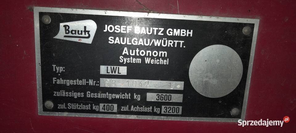 Przyczepa samozbierajaca Bilcza sprzedam