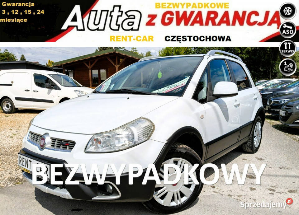 Fiat Sedici 20Bezwypadkowy 4x4 Blokada Mostu komputer pokładowy śląskie Częstochowa