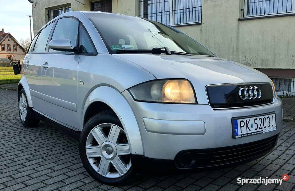 Audi A2 14TDi Dobra 4L100 Klima Bez Korozji srebrny wielkopolskie Pleszew