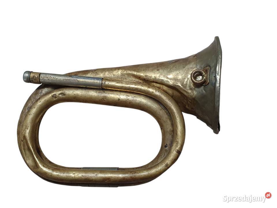 Stara przedwojenna trąbka klakson sygnał Cieszyn