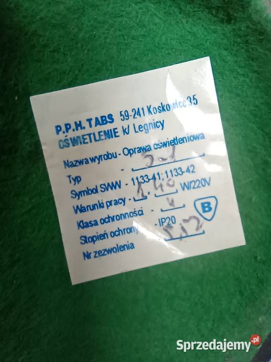 Lampa w stylu Tiffany produkcji polskiej mazowieckie