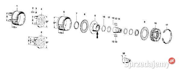 Tarcza zabierająca sprzęgła FK96 FK 964 P 586040 Kamionna sprzedam