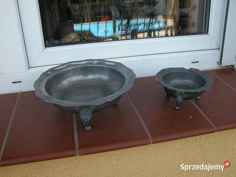 półmiski z cyny ciężkie Gorzów Wielkopolski