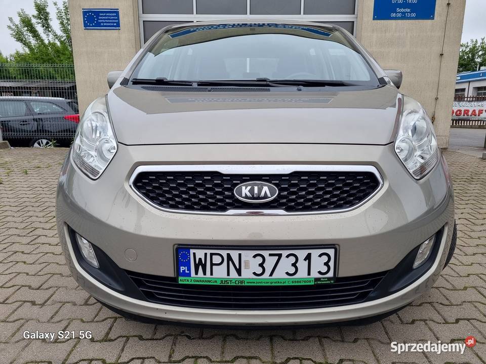 Kia Venga 16 125 nawigacja kamera alufelgi serwisowany w ASO Płońsk