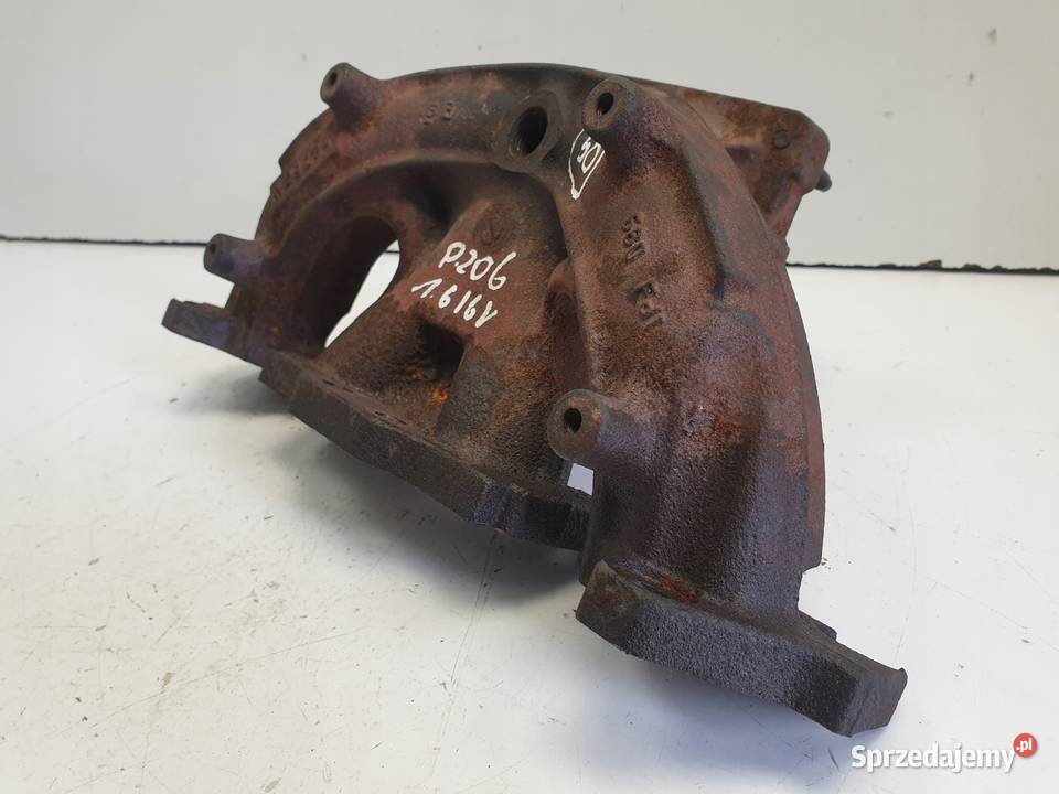 KOLEKTOR WYDECHOWY Peugeot 206 16 16V lubelskie Rudka