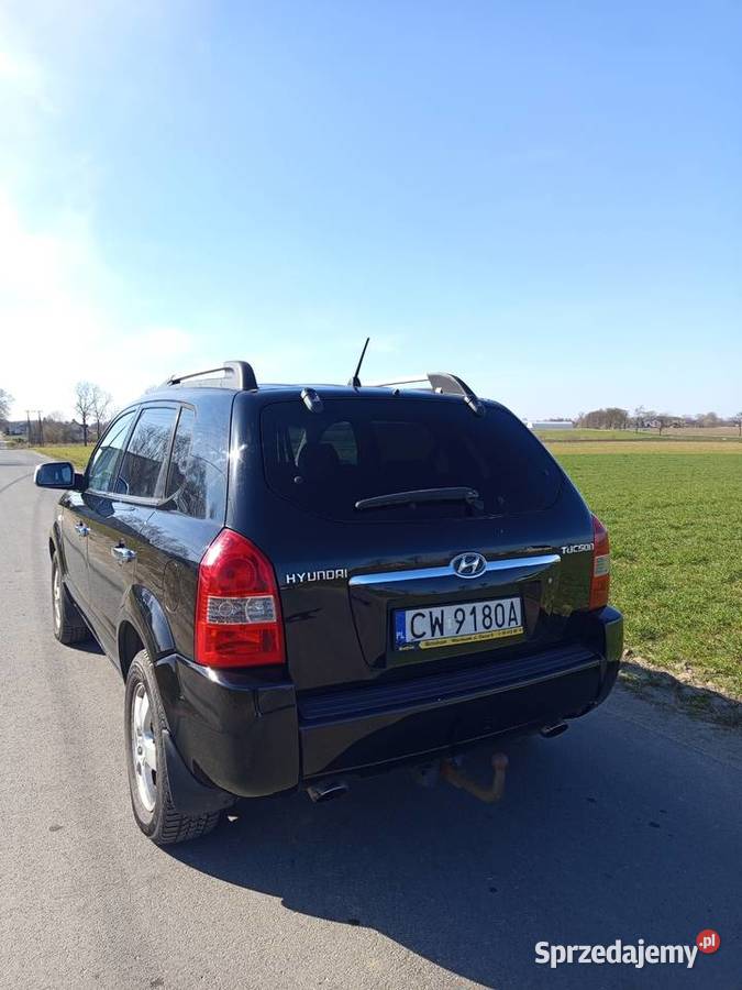 Hyundai Tucson 20 Crdi 140 Hak 2007r uszkodzony Izbica Kujawska