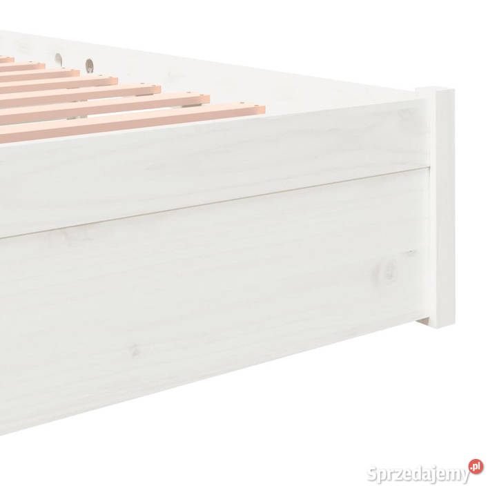 Rama łóżka biała lite drewno 180x200 WM814965 Warszawa
