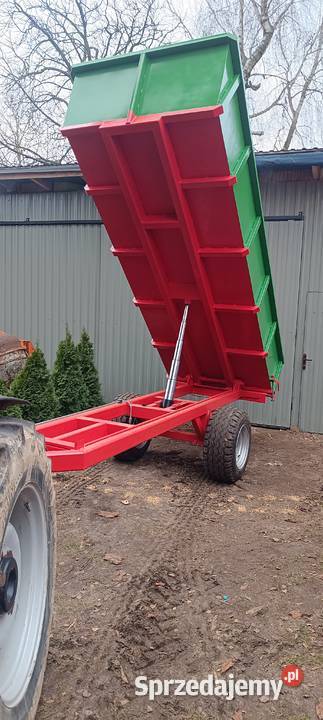 Przyczepa wywrotka jednoosiowa nieuszkodzony lubelskie sprzedam