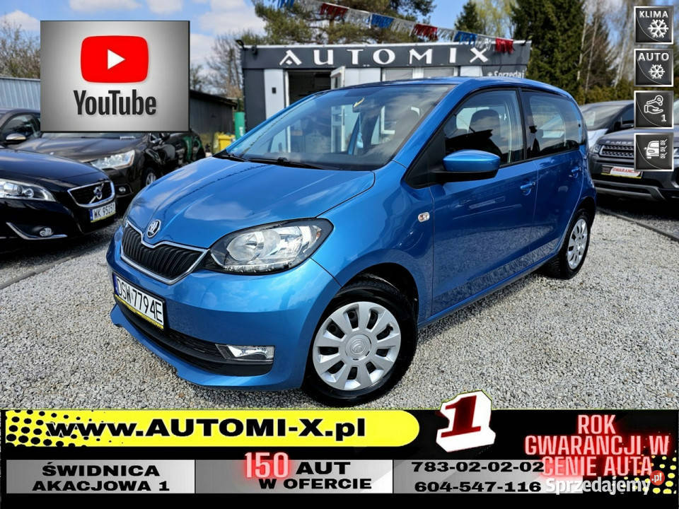 koda Citigo Śliczna Klima Elszyby CentrZam immobilizer Świdnica