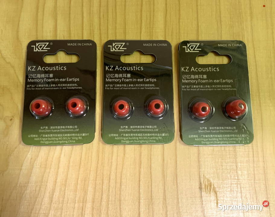 Pianki do słuchawek dokanałowych KZ Acoustics Stalowa Wola