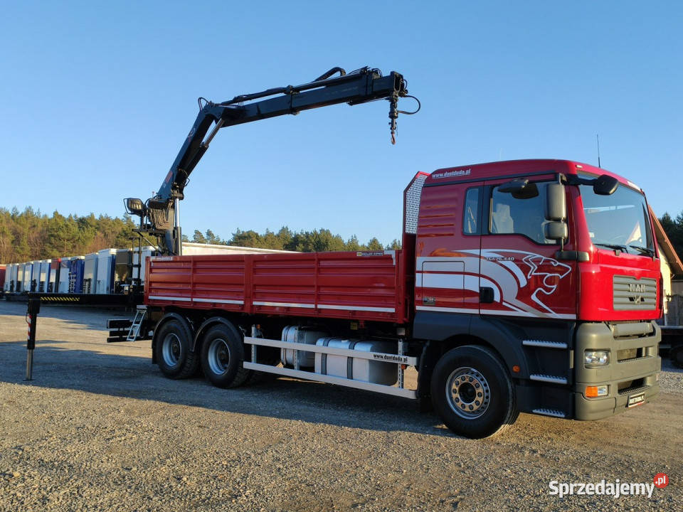 MAN Man 26440 6x4 HDS HIAB 166 B3 DUO Wywrotka wspomaganie kierownicy Widełki