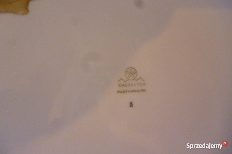 TALERZ PORCELANOWY ZŁOTY SUKIENNICE WAŁBRZYCH małopolskie Kraków sprzedam