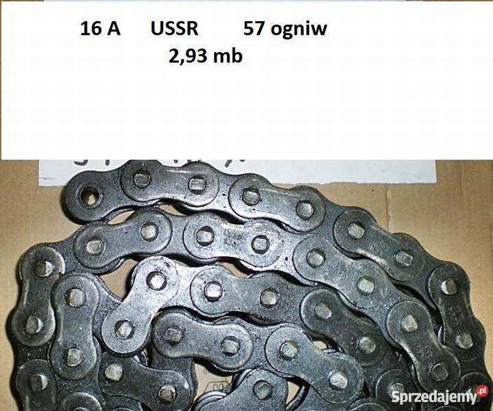 Łańcuch rolkowy jednorzędowy 16 A USSR ZSRR Ostrów Wielkopolski