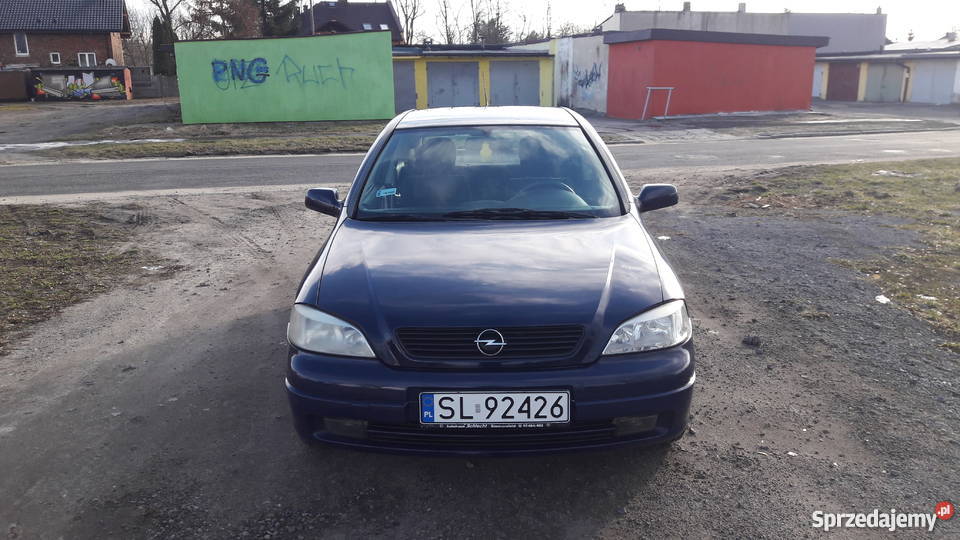 Opel Astra G 16 8V 75 Sportive Rok produkcji 1999 śląskie Zawiercie