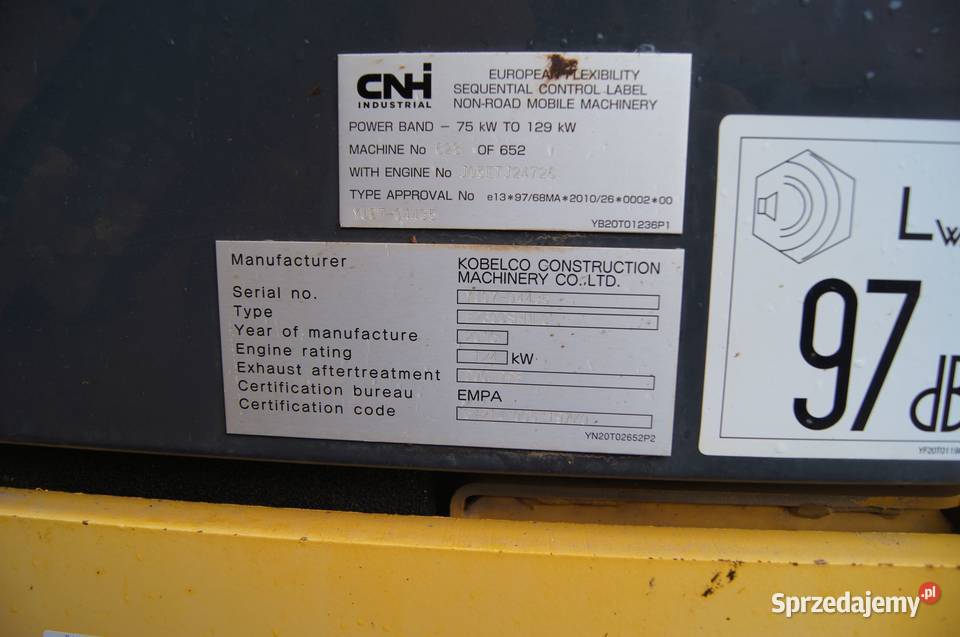 Koparka gąsienicowa HOLLAND 260 Motoryzacja dolnośląskie Olszyna sprzedam