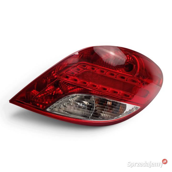 LAMPA PRAWA Peugeot 207 Lift 0309r tylna tylnia Części samochodowe Chełm