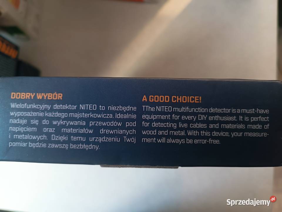 NITEO TOOLS WIELOFUNKCYJNY DETEKTOR 3W1 Detektory Alarmy