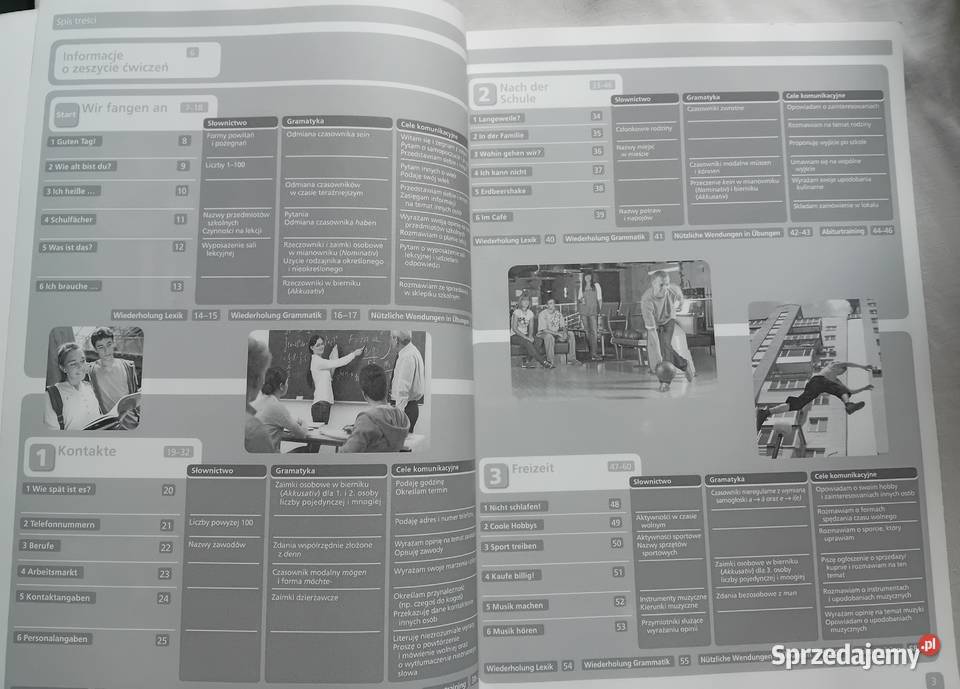 Infos aktuell 1 Język niemiecki liców i Podręczniki Podręczniki Koźminek sprzedam