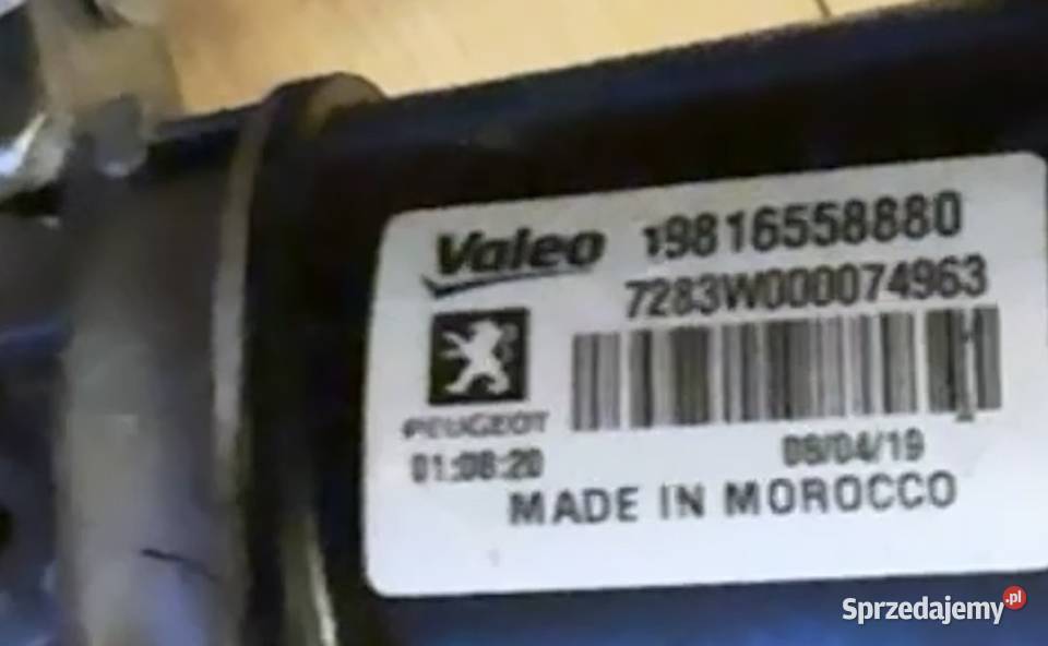 MECHANIZM WYCIERACZEK BERLINGO RIFTER PROACE Mechanizmy wycieraczek Części samochodowe Sosnowiec