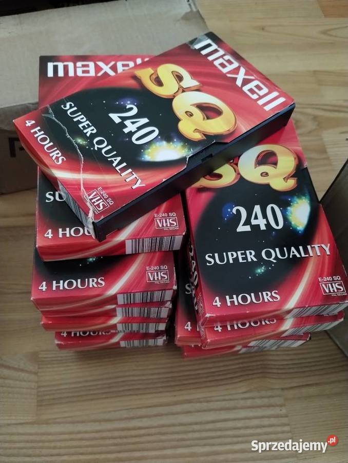 Kasety magnetowidowe VHS nagrane pakiet 149 kaseta Warszawa