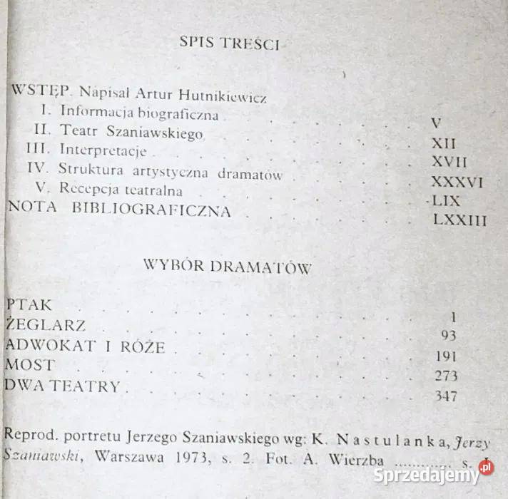 Wybór dramatów Jerzy Szaniawski Chełm sprzedam