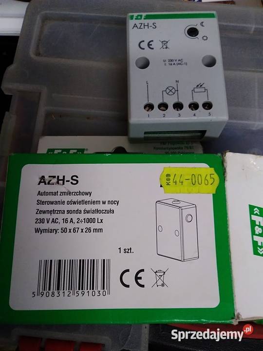 Automat zmierzchowy z sondą AZHS 16A 230V FF pomorskie Słupsk