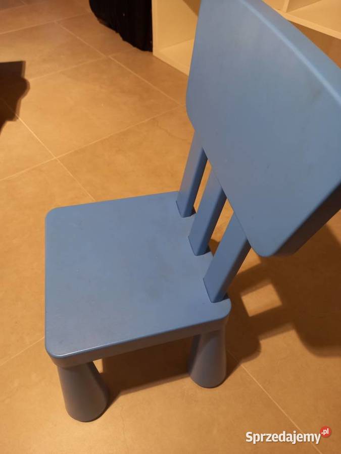 IKEA MAMMUT stolik 2 krzesełka dziecięce Pokój dziecięcy
