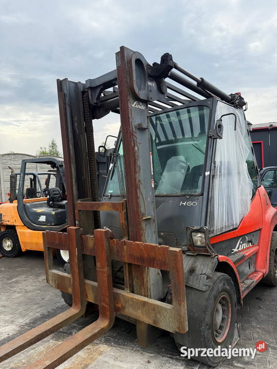 wózek widłowy LINDE H60D02 diesel seria 396 350m Działoszyn sprzedam