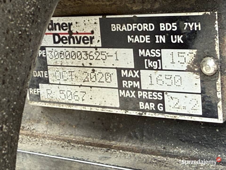 Kompresor pompa do wydmuchu Roszków