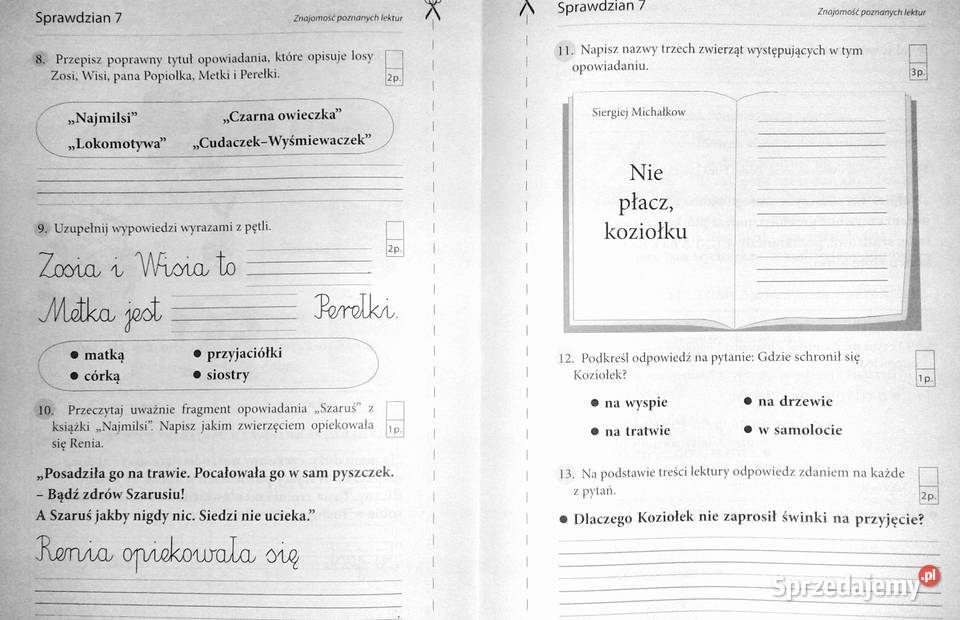 Czy już potrafię Sprawdziany kl 1 Mirosława miękka Chełm