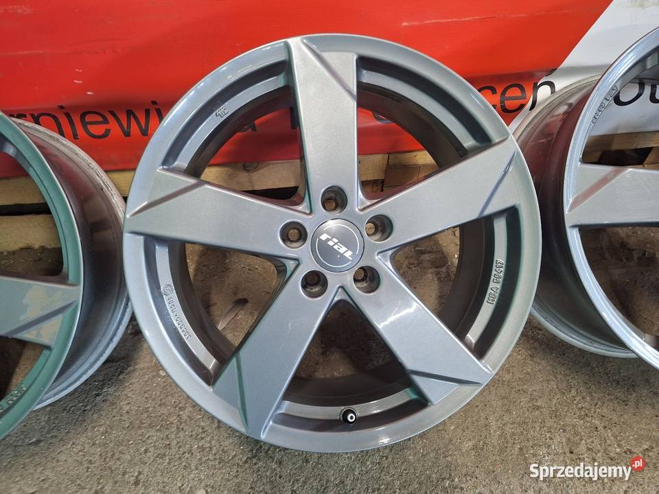 Alufelgi 5x108 18 ET42 Rial Ford Jaguar Renault Średnica 18" kujawsko-pomorskie Choceń