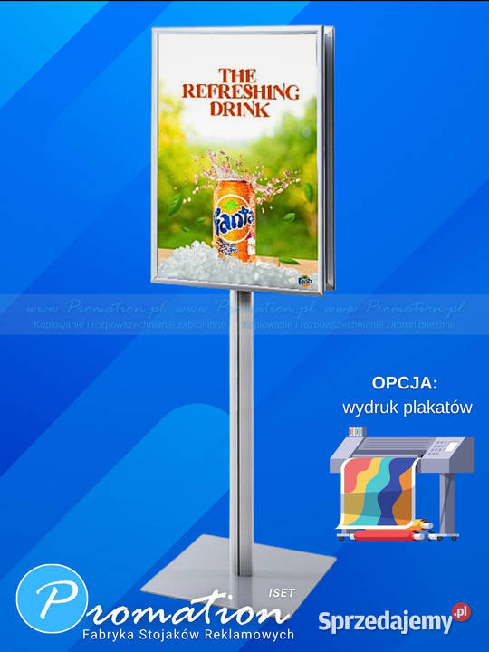 Stojak premium na plakaty A1 jednostronny i wielkopolskie Poznań