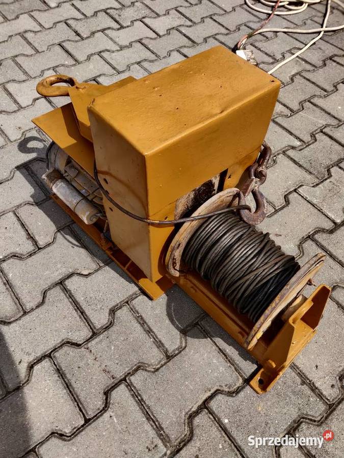 Wyciąg budowlany dźwig żurawik szybki mocny 230V