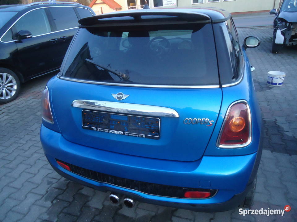 MINI COOPER S KLAPA BAGAŻNIKA ZDERZAK TYŁ TŁUMIK Nowy Dwór Gdański sprzedam