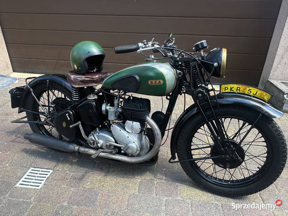 BSA M20 1945 Zabytek Biała karta dodatki Rok produkcji 1945 Pozostałe wielkopolskie Krotoszyn