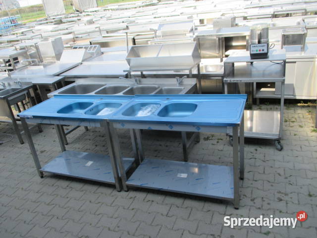Zlew Gastronomiczny 2 Komorowy Z Półką 1206085 Gastronomia Ostrów Wielkopolski