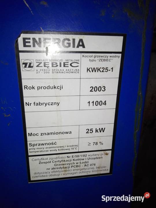 Ziebiec 25kw piec kociol dolnośląskie Jelenia Góra