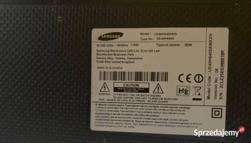 telewizor samsung LED Warszawa