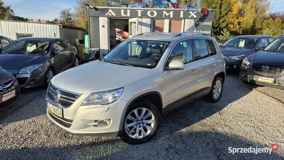 Volkswagen Tiguan 150 4X4 Super stan MANUAL 6 serwisowany w ASO Tiguan dolnośląskie