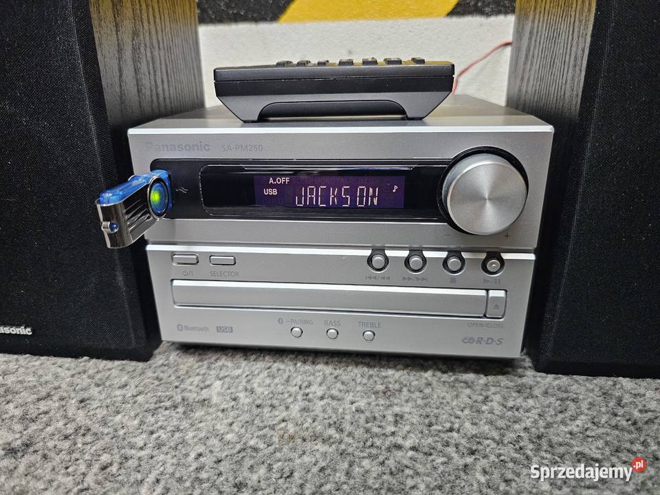Wieża PANASONIC SCPM250 Bluetooth USB wysyłka 15 Kraków