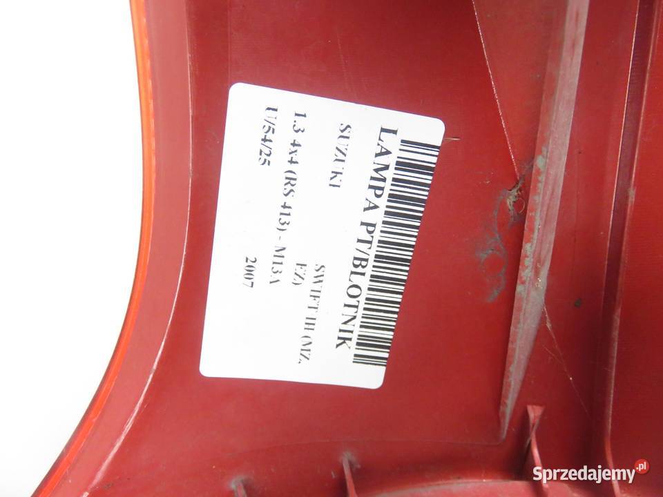LAMPA PRAWA TYLNA SUZUKI SWIFT III